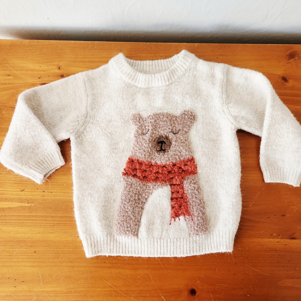 Zara 12-18m Bear Sweater